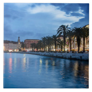 Split promenade in Croatia Tile