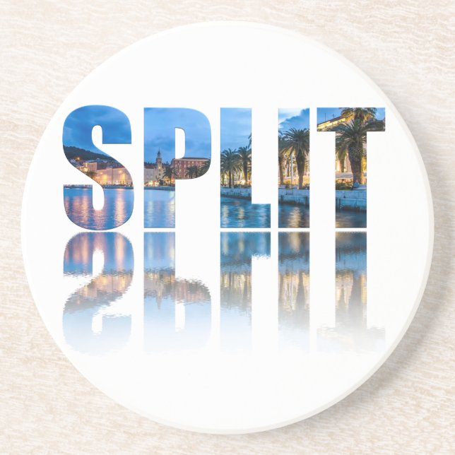 Split promenade text in Croatia Coaster (Front)