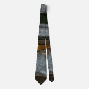 Split Rail Abstract  Neck Tie