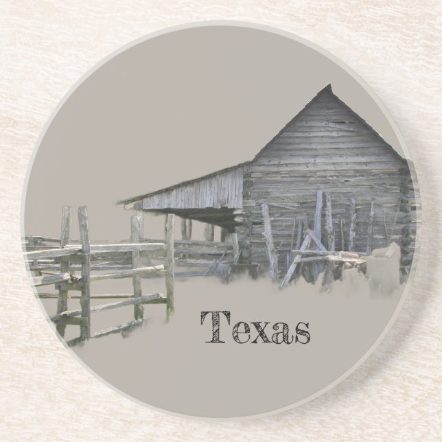 Split Rail Fence  Coaster (Front)