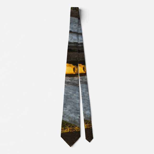Split Rail Texture Neck Tie (Front)