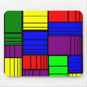 Split Rectangles Mouse Pad