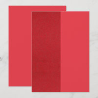 Split Red Thank You Card – Custom Bulk Option