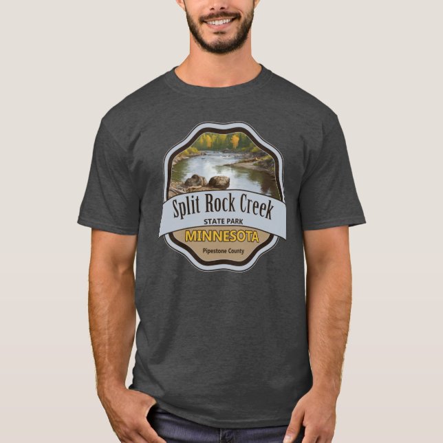 Split Rock Creek State Park T-Shirt (Front)