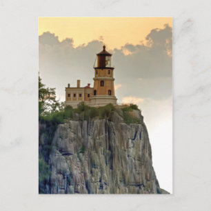 Split Rock Lighthouse Close-up Postcard