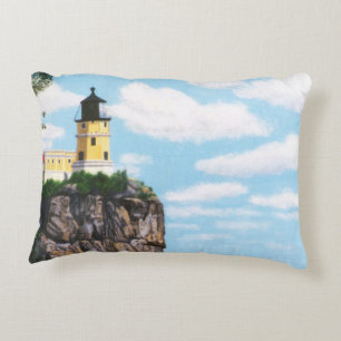 Split Rock Lighthouse Decorative Cushion