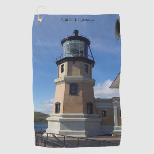 Split Rock Lighthouse golf towel