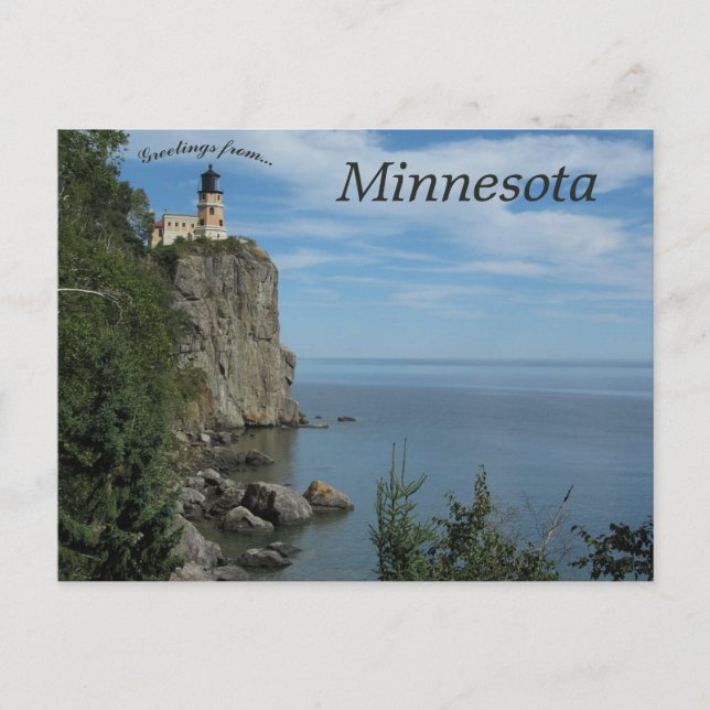 Split Rock Lighthouse in Minnesota Postcard (Front)
