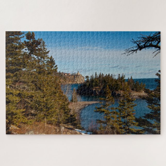 Split Rock Lighthouse Minnesota Jigsaw Puzzle (Horizontal)