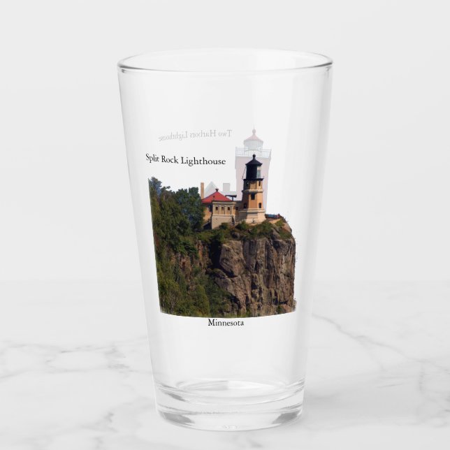 Split Rock/Two Harbours Lighthouses glass (Front)