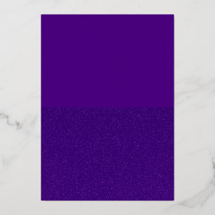 Split-Texture Purple Foil Invitation – Customise