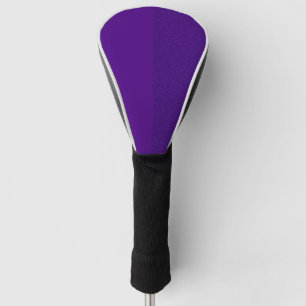 Split-Texture Purple Golf Head Cover – Customise