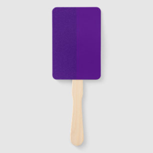 Split-Texture Purple Paddle Fan – Customisable