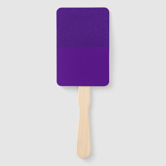 Split-Texture Purple Square Paddle Fan – Customise
