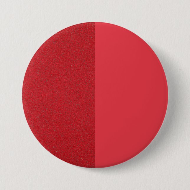 Split Texture Tomato Red Button – Customisable (Front)