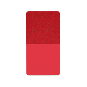 Split Texture Tomato Red Return Label – Customise