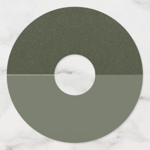 Split Texture Top Moss Green Wine Tags – Customise