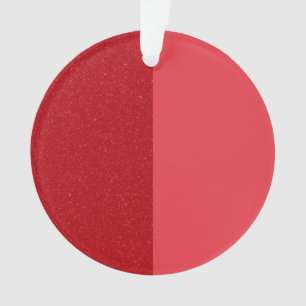 Split Tomato Red Acrylic Ornament – Customisable