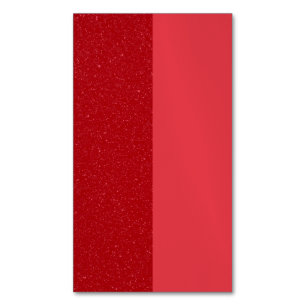 Split Tomato-Red Business Card Magnet – Customise