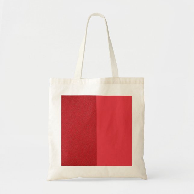 Split Tomato Red Custom Tote Bag (Front)
