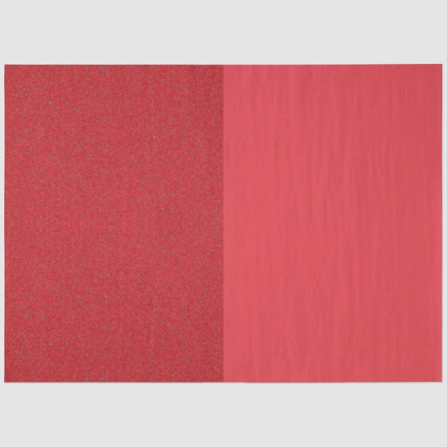 Split Tomato Red Tissue Paper – Matte & Texture (Front)