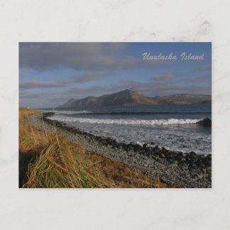 Split Top Mountain on Unalaska Island Postcard