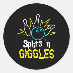 Splits n Giggles Classic Round Sticker