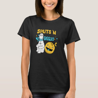 Splits 'N Giggles, Funny bowling bowler T-Shirt