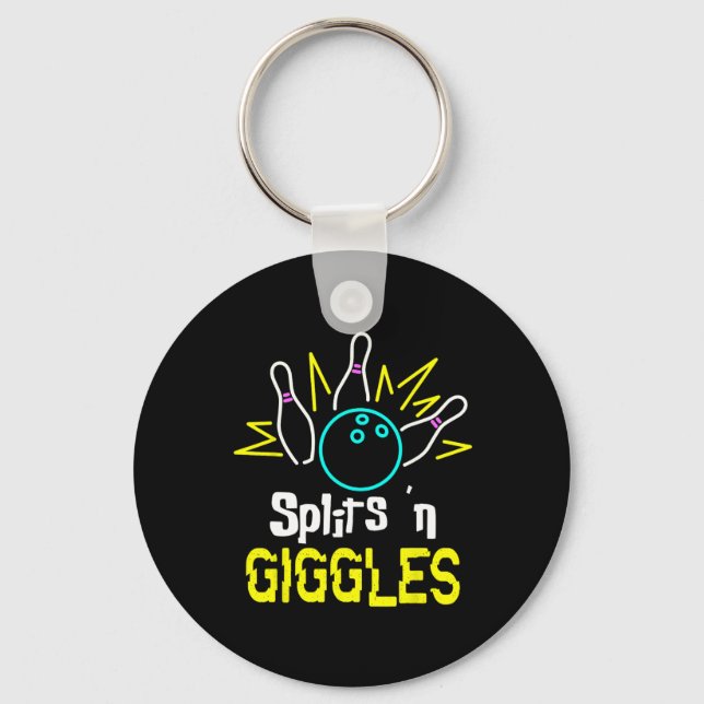 Splits n Giggles  Key Ring (Front)