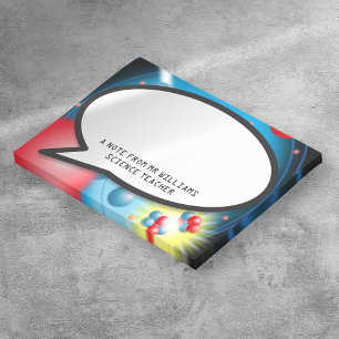 Splitting The Atom Speech Bubble Science Teacher Post-it Notes