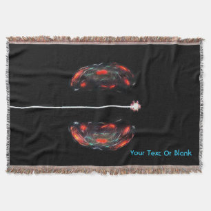 Splitting The Atom Throw Blanket