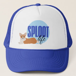 Sploot Life Corgi Dog Funny Blue Hat