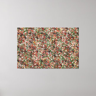 SPLT_24_005, Action Splatter Painting Canvas Print