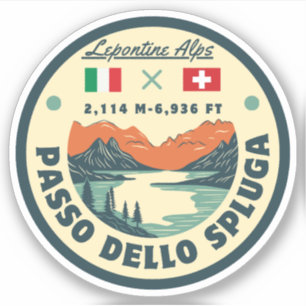  Splugen Pass mountain Lepontine Italian Alps