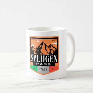 Splugen Pass mountain Lepontine Italian Alps Coffee Mug