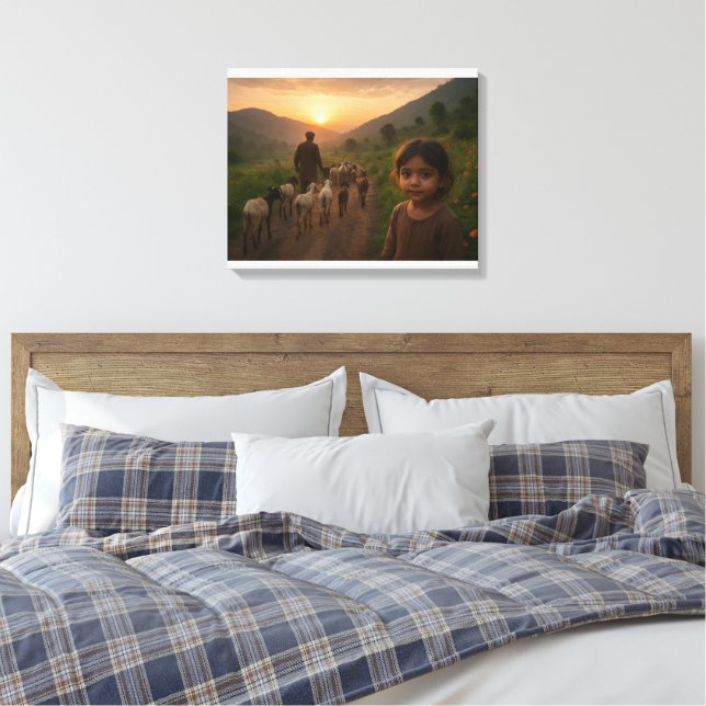SPNP_Premium Wrapped Canvas (Insitu(Bedroom))