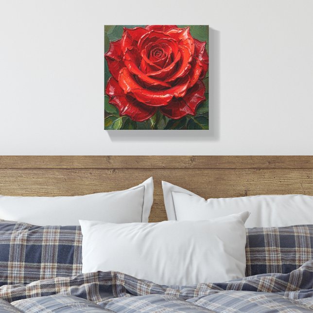 SPNP_Rose_Premium Wrapped Canvas (Insitu(Bedroom))