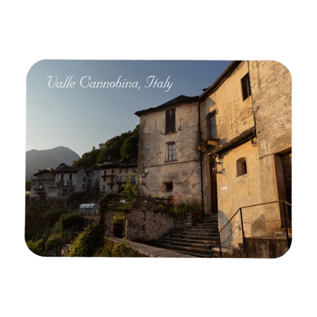 Spoccia Sunset, Valle Cannobina, Italy Magnet (Horizontal)