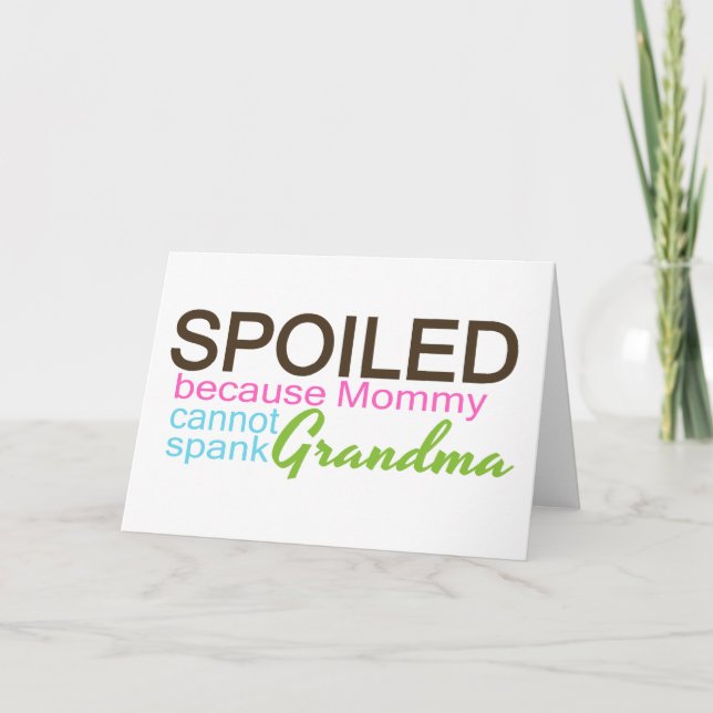 Spoiled By Grandma Announcement (Front)