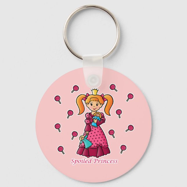 Spoiled Princess Key Ring (Front)