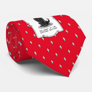 Spoiled Rotten Black Lab Labrador Retriever Dog Tie