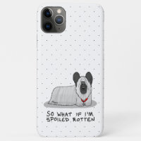 Spoiled Rotten Skye Terrier Dog (silver) Cute Fun