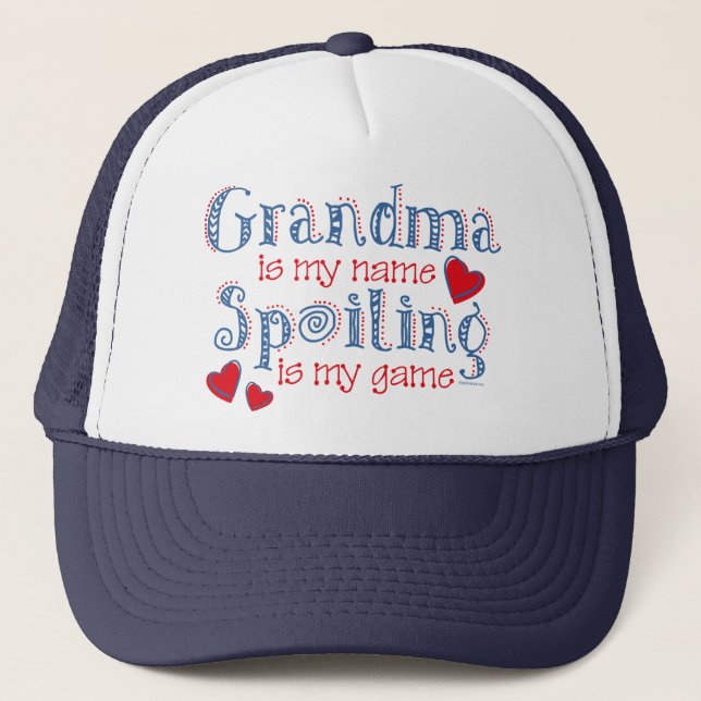 Spoiling Grandma Trucker Hat (Front)