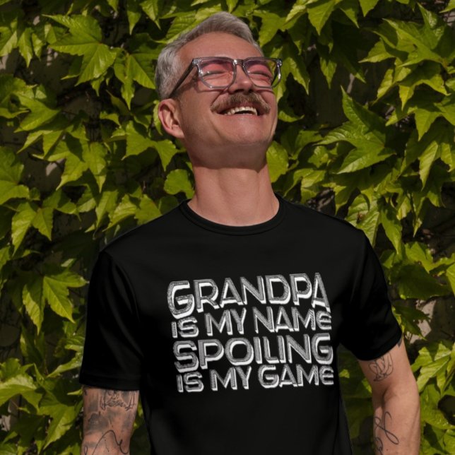 Spoiling is My Game Grandpa T-Shirt (Creator Uploaded)