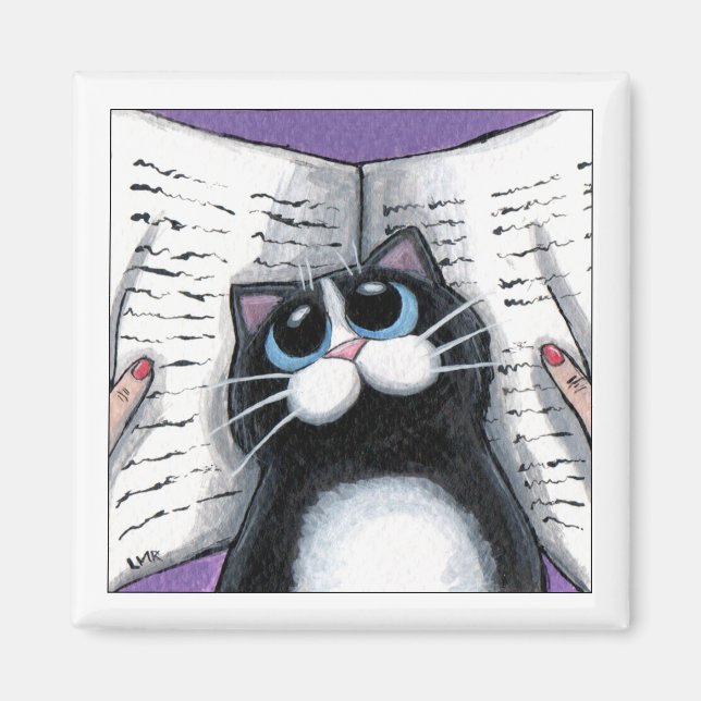 Spoiling the View - Cat Magnet (Front)