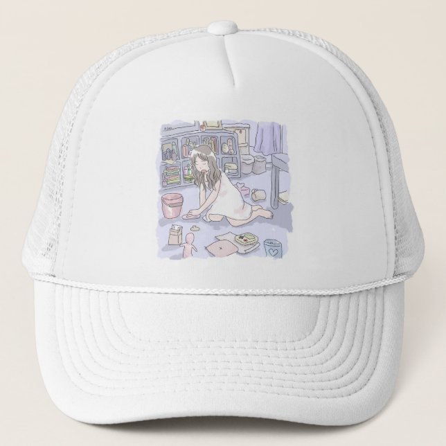 spoilt trucker hat (Front)