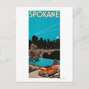 Spokane Advertising Poster #1Spokane, WA Postcard