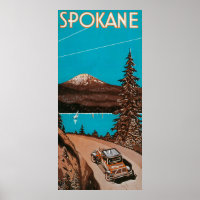 Spokane Advertising Poster #2Spokane, WA