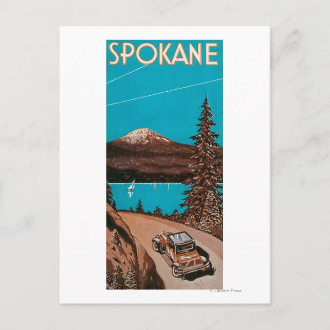 Spokane Advertising Poster #2Spokane, WA Postcard (Front)
