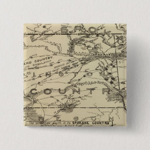 Spokane Country 15 Cm Square Badge